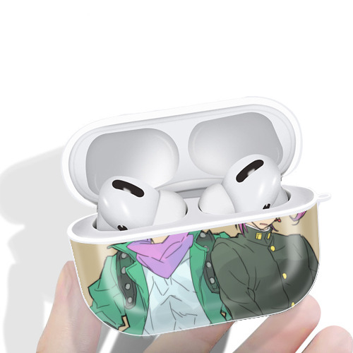 ジョジョの奇妙な冒険 JoJo's Bizarre Adventure 【AirPods Pro用】ハードシェル保護ケース 耐衝撃・防指紋・カラビナ付き商品仕様