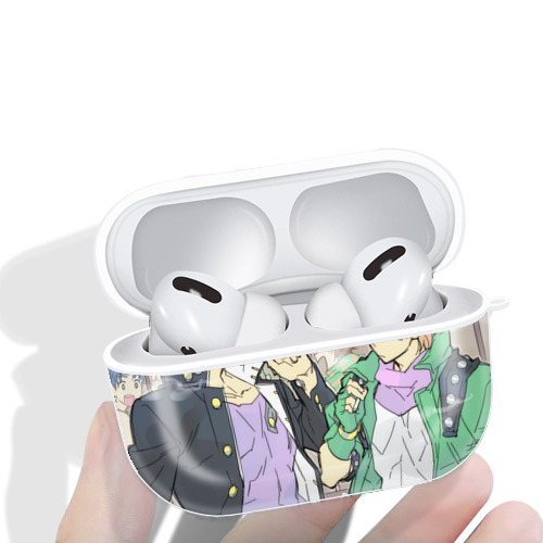 ジョジョの奇妙な冒険 JoJo's Bizarre Adventure 【AirPods Pro用】ハードシェル保護ケース 耐衝撃・防指紋・カラビナ付き商品仕様