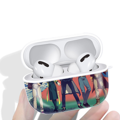 ジョジョの奇妙な冒険 JoJo's Bizarre Adventure 【AirPods Pro用】ハードシェル保護ケース 耐衝撃・防指紋・カラビナ付き商品仕様