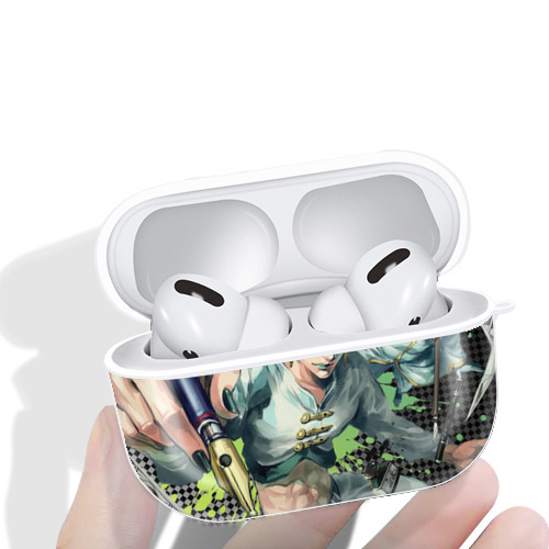 ジョジョの奇妙な冒険 JoJo's Bizarre Adventure 【AirPods Pro用】ハードシェル保護ケース 耐衝撃・防指紋・カラビナ付き商品仕様