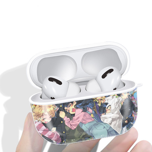 ジョジョの奇妙な冒険 JoJo's Bizarre Adventure 【AirPods Pro用】ハードシェル保護ケース 耐衝撃・防指紋・カラビナ付き商品仕様