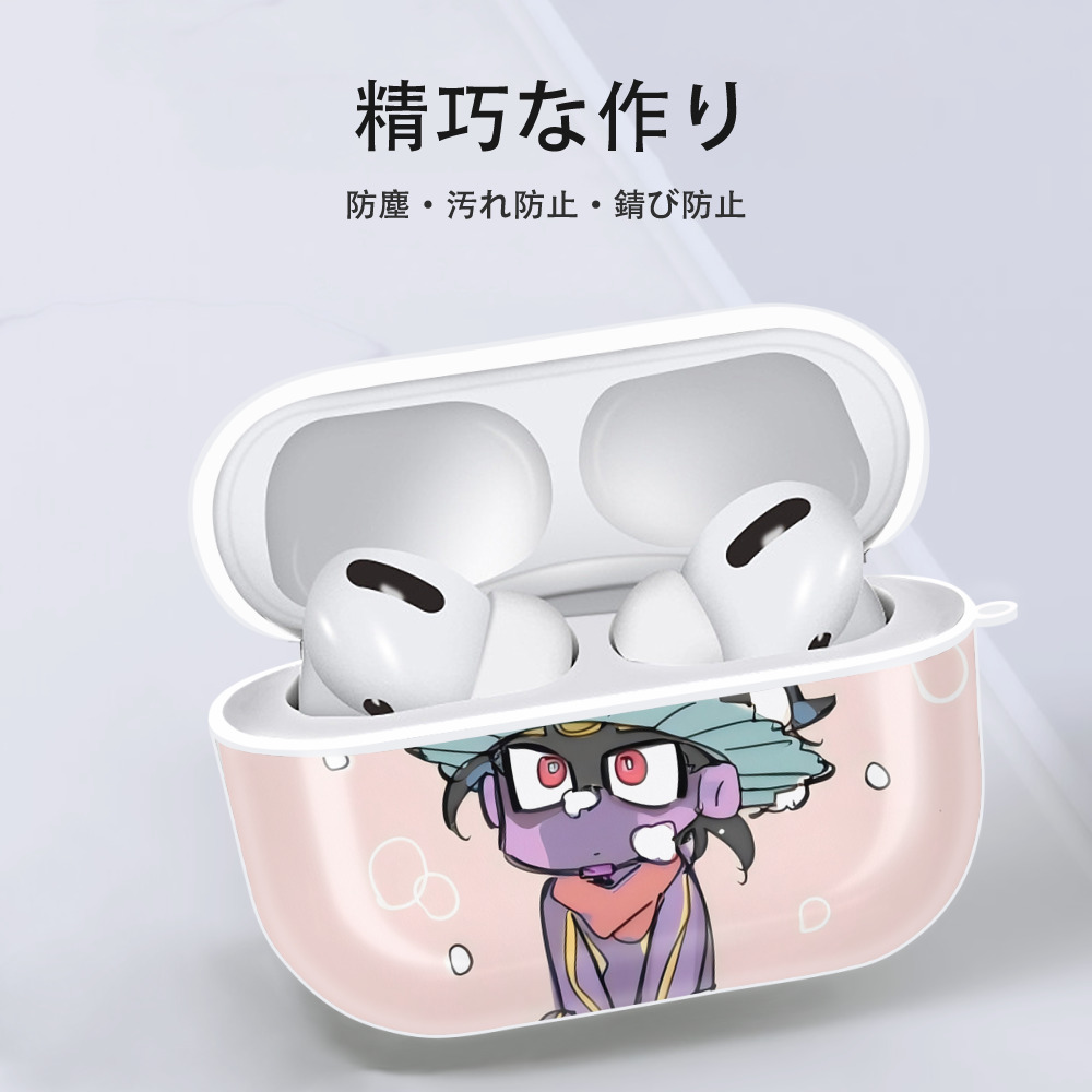 ジョジョの奇妙な冒険 JoJo's Bizarre Adventure 【AirPods Pro用】ハードシェル保護ケース 耐衝撃・防指紋・カラビナ付き商品仕様