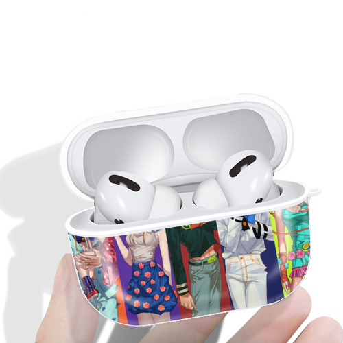 ジョジョの奇妙な冒険 JoJo's Bizarre Adventure 【AirPods Pro用】ハードシェル保護ケース 耐衝撃・防指紋・カラビナ付き商品仕様