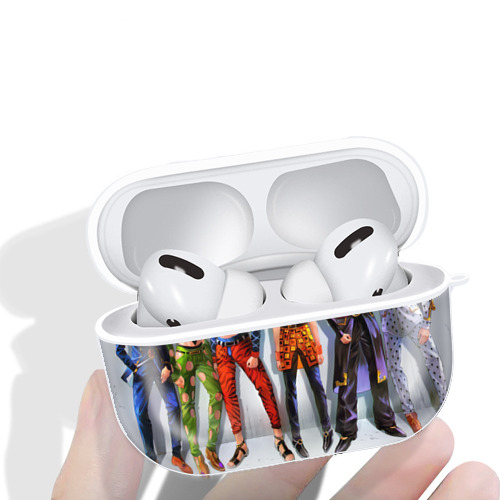 ジョジョの奇妙な冒険 JoJo's Bizarre Adventure 【AirPods Pro用】ハードシェル保護ケース 耐衝撃・防指紋・カラビナ付き商品仕様