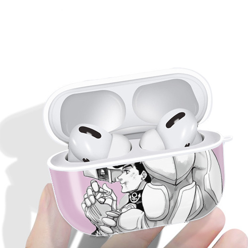 ジョジョの奇妙な冒険 JoJo's Bizarre Adventure 【AirPods Pro用】ハードシェル保護ケース 耐衝撃・防指紋・カラビナ付き商品仕様