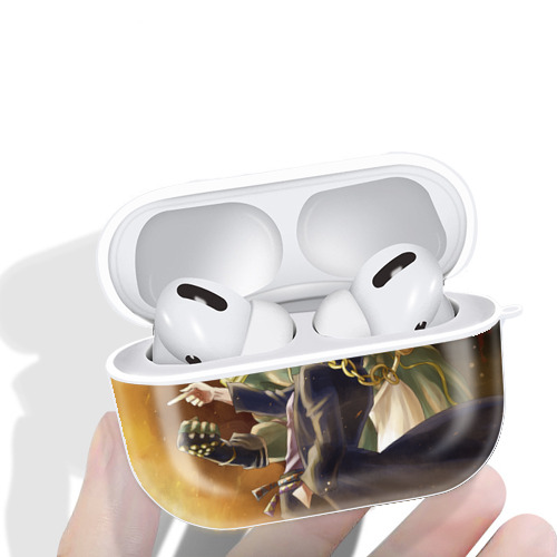 ジョジョの奇妙な冒険 JoJo's Bizarre Adventure 【AirPods Pro用】ハードシェル保護ケース 耐衝撃・防指紋・カラビナ付き商品仕様
