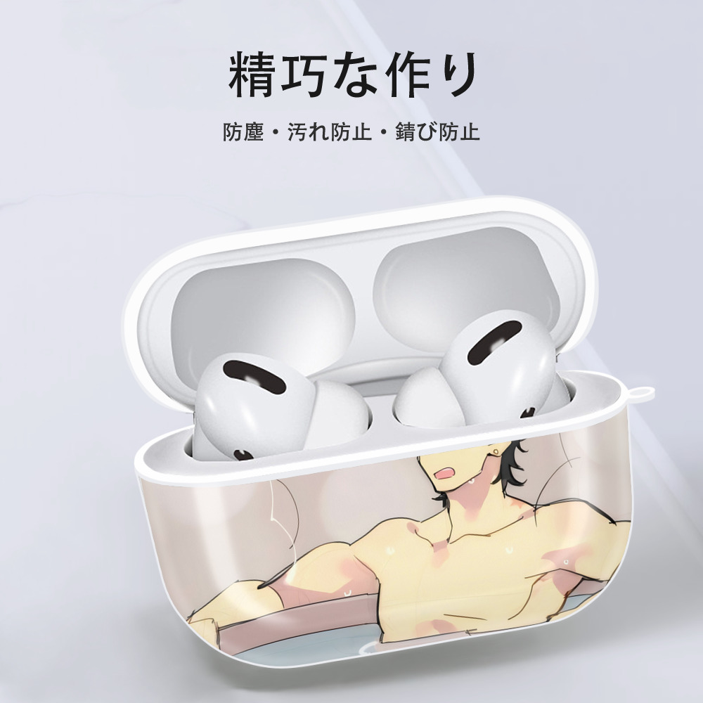 ジョジョの奇妙な冒険 JoJo's Bizarre Adventure 【AirPods Pro用】ハードシェル保護ケース 耐衝撃・防指紋・カラビナ付き商品仕様