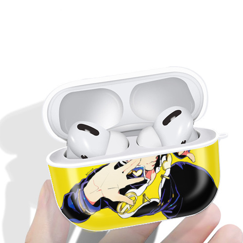 ジョジョの奇妙な冒険 JoJo's Bizarre Adventure 【AirPods Pro用】ハードシェル保護ケース 耐衝撃・防指紋・カラビナ付き商品仕様