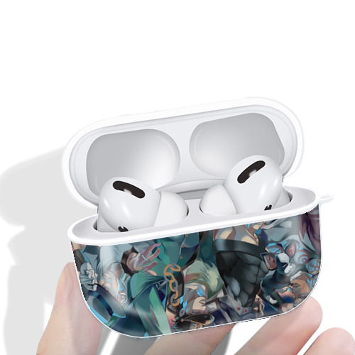 ジョジョの奇妙な冒険 JoJo's Bizarre Adventure 【AirPods Pro用】ハードシェル保護ケース 耐衝撃・防指紋・カラビナ付き商品仕様
