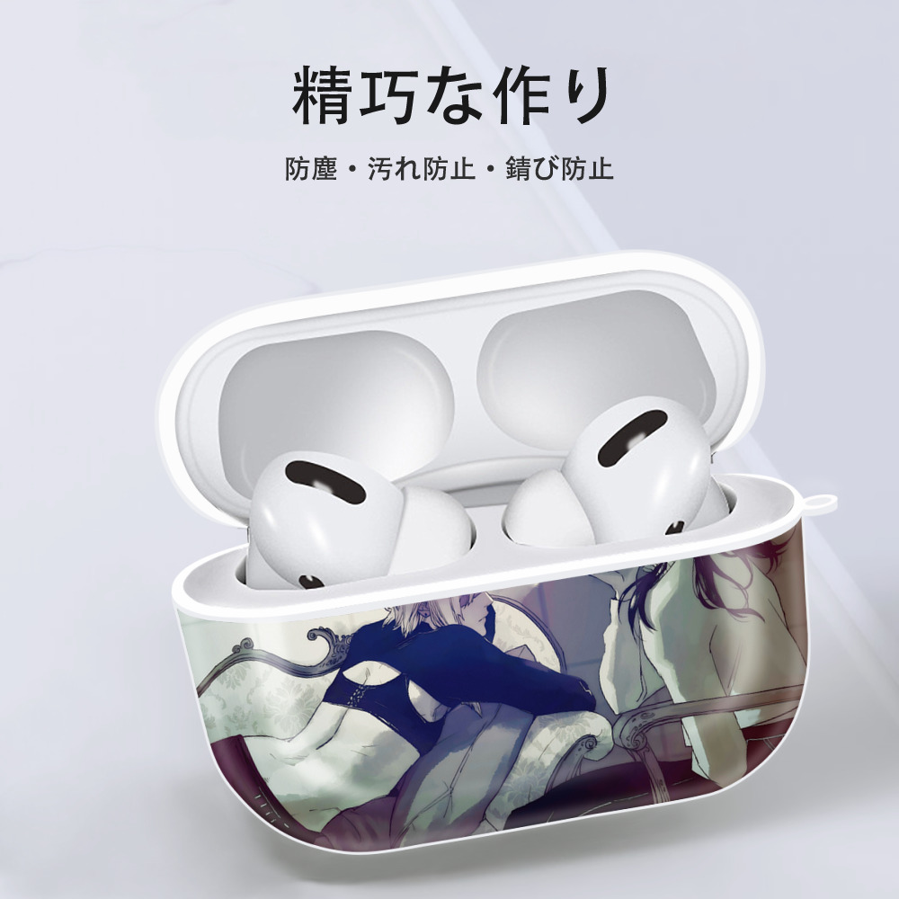ジョジョの奇妙な冒険 JoJo's Bizarre Adventure 【AirPods Pro用】ハードシェル保護ケース 耐衝撃・防指紋・カラビナ付き商品仕様