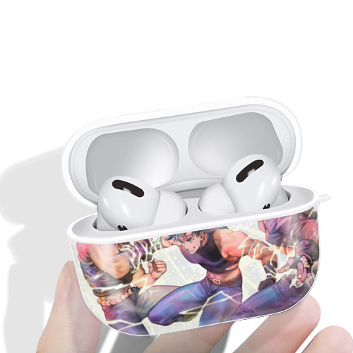 ジョジョの奇妙な冒険 JoJo's Bizarre Adventure 【AirPods Pro用】ハードシェル保護ケース 耐衝撃・防指紋・カラビナ付き商品仕様