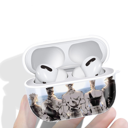 ジョジョの奇妙な冒険 JoJo's Bizarre Adventure 【AirPods Pro用】ハードシェル保護ケース 耐衝撃・防指紋・カラビナ付き商品仕様