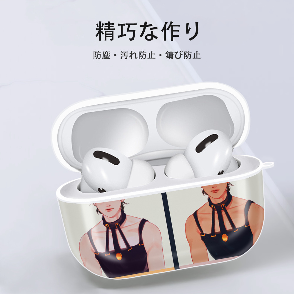 ジョジョの奇妙な冒険 JoJo's Bizarre Adventure 【AirPods Pro用】ハードシェル保護ケース 耐衝撃・防指紋・カラビナ付き商品仕様