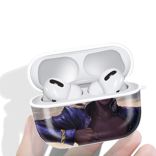 ジョジョの奇妙な冒険 JoJo's Bizarre Adventure 【AirPods Pro用】ハードシェル保護ケース 耐衝撃・防指紋・カラビナ付き商品仕様