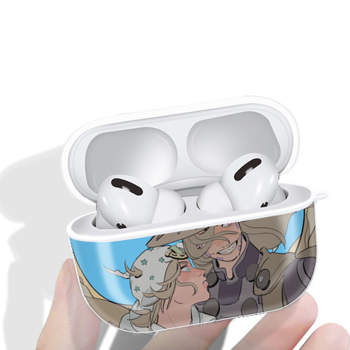 ジョジョの奇妙な冒険 JoJo's Bizarre Adventure 【AirPods Pro用】ハードシェル保護ケース 耐衝撃・防指紋・カラビナ付き商品仕様