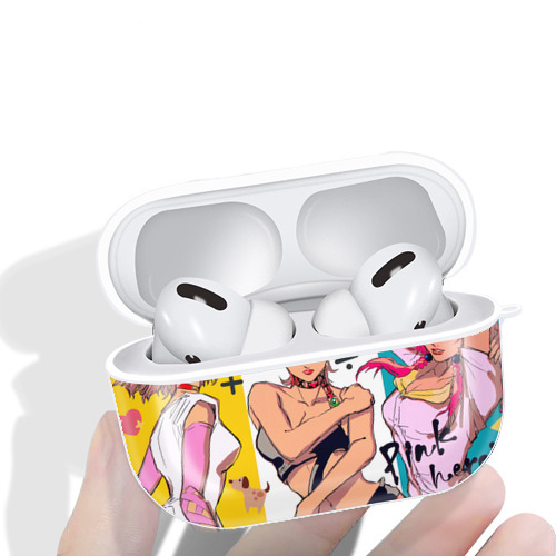 ジョジョの奇妙な冒険 JoJo's Bizarre Adventure 【AirPods Pro用】ハードシェル保護ケース 耐衝撃・防指紋・カラビナ付き商品仕様