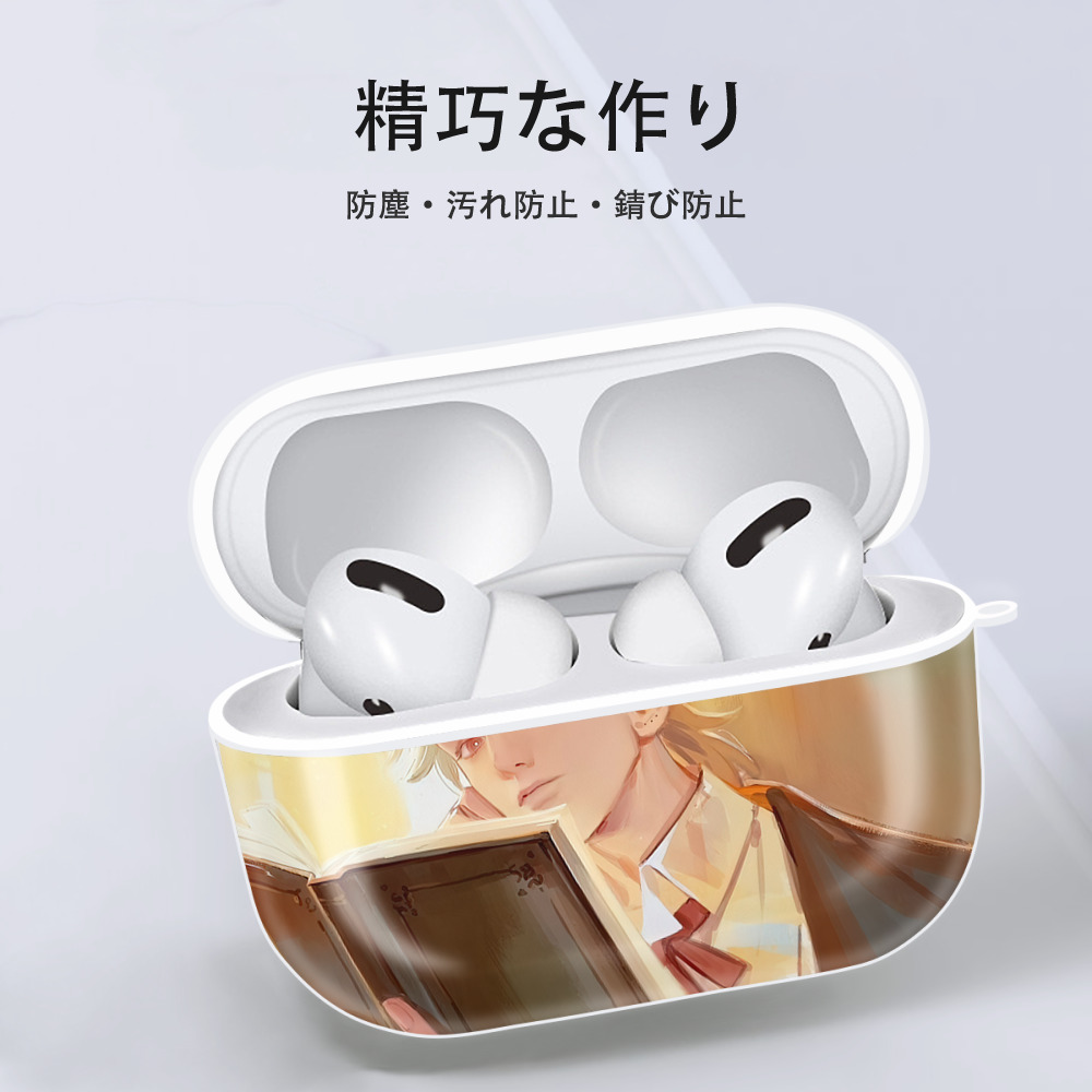 ジョジョの奇妙な冒険 JoJo's Bizarre Adventure 【AirPods Pro用】ハードシェル保護ケース 耐衝撃・防指紋・カラビナ付き商品仕様