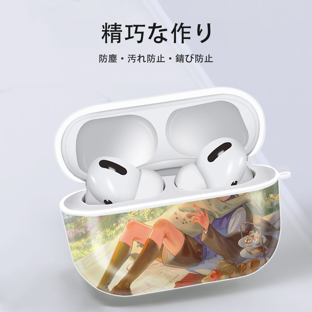 ジョジョの奇妙な冒険 JoJo's Bizarre Adventure 【AirPods Pro用】ハードシェル保護ケース 耐衝撃・防指紋・カラビナ付き商品仕様