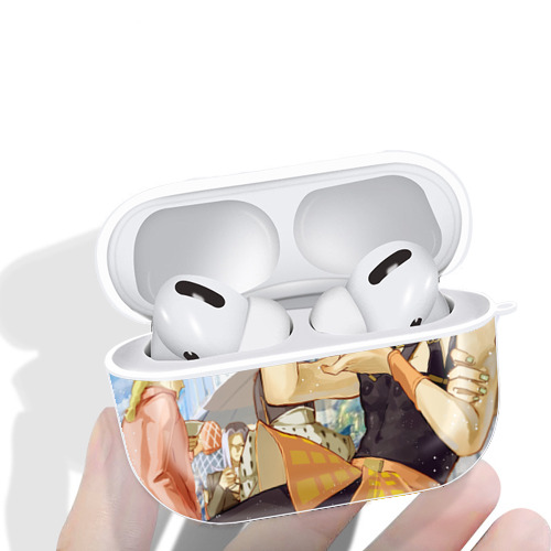 ジョジョの奇妙な冒険 JoJo's Bizarre Adventure 【AirPods Pro用】ハードシェル保護ケース 耐衝撃・防指紋・カラビナ付き商品仕様