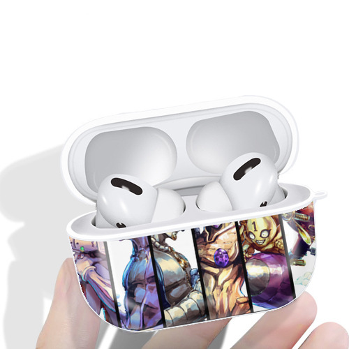 ジョジョの奇妙な冒険 JoJo's Bizarre Adventure 【AirPods Pro用】ハードシェル保護ケース 耐衝撃・防指紋・カラビナ付き商品仕様