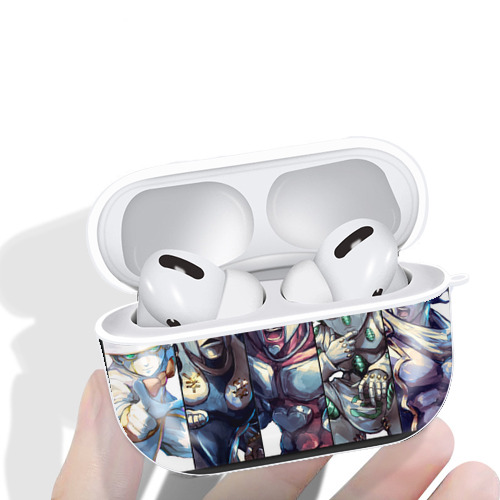 ジョジョの奇妙な冒険 JoJo's Bizarre Adventure 【AirPods Pro用】ハードシェル保護ケース 耐衝撃・防指紋・カラビナ付き商品仕様