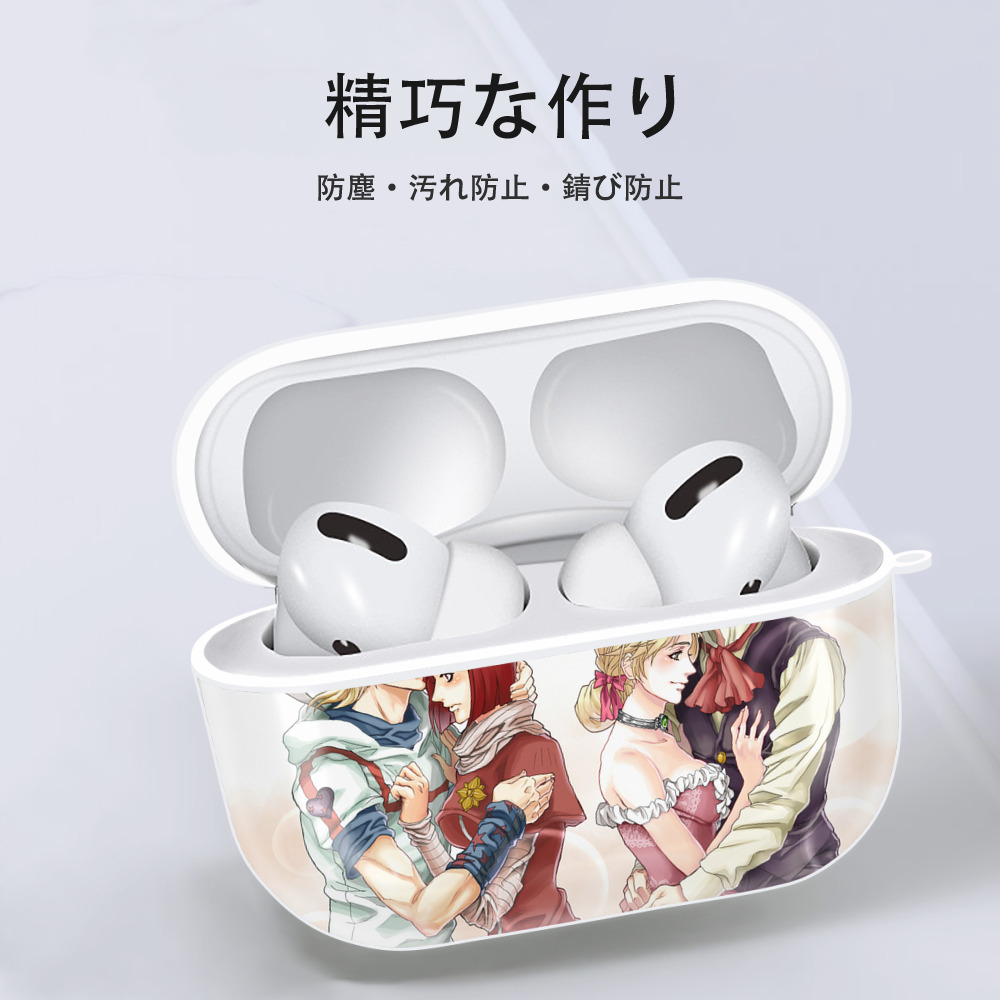 ジョジョの奇妙な冒険 JoJo's Bizarre Adventure 【AirPods Pro用】ハードシェル保護ケース 耐衝撃・防指紋・カラビナ付き商品仕様