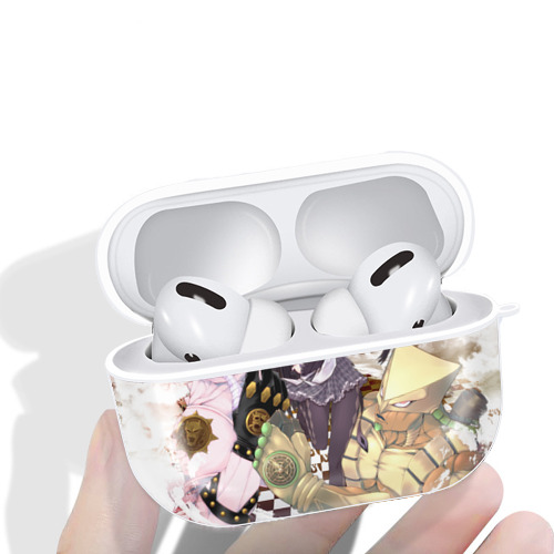 ジョジョの奇妙な冒険 JoJo's Bizarre Adventure 【AirPods Pro用】ハードシェル保護ケース 耐衝撃・防指紋・カラビナ付き商品仕様