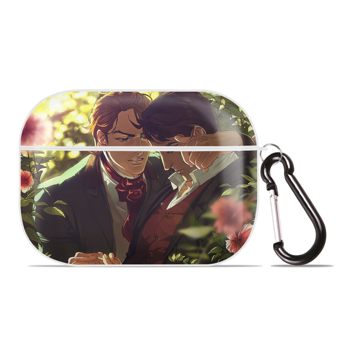 （画像用） ジョジョの奇妙な冒険 JoJo's Bizarre Adventure 【AirPods Pro用】ハードシェル保護ケース 耐衝撃・防指紋・カラビナ付き商品仕様