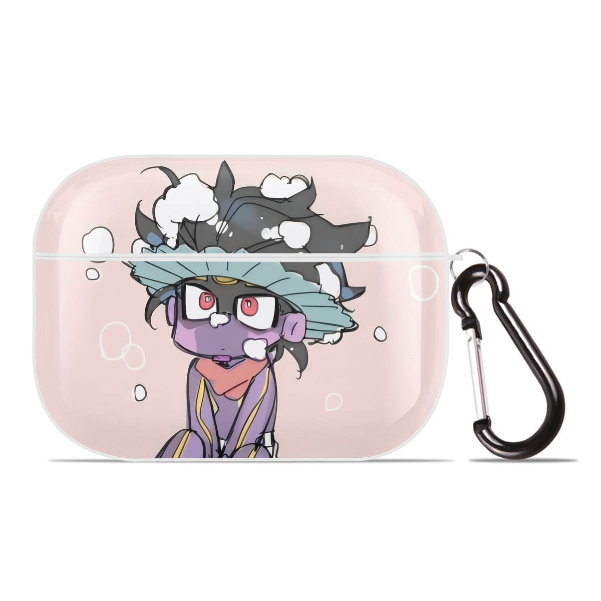 （画像用） ジョジョの奇妙な冒険 JoJo's Bizarre Adventure 【AirPods Pro用】ハードシェル保護ケース 耐衝撃・防指紋・カラビナ付き商品仕様