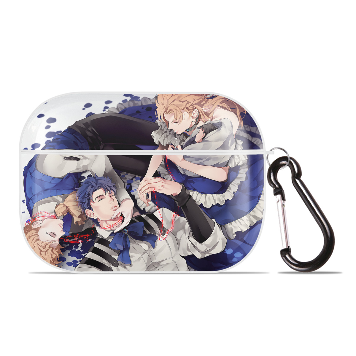 （画像用） ジョジョの奇妙な冒険 JoJo's Bizarre Adventure 【AirPods Pro用】ハードシェル保護ケース 耐衝撃・防指紋・カラビナ付き商品仕様