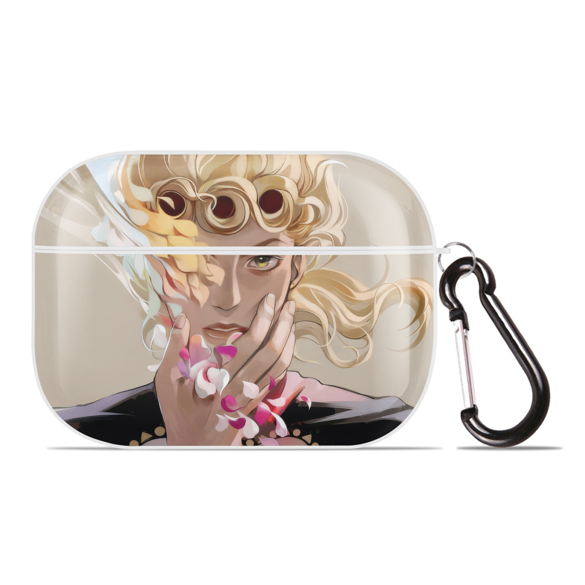 （画像用） ジョジョの奇妙な冒険 JoJo's Bizarre Adventure 【AirPods Pro用】ハードシェル保護ケース 耐衝撃・防指紋・カラビナ付き商品仕様