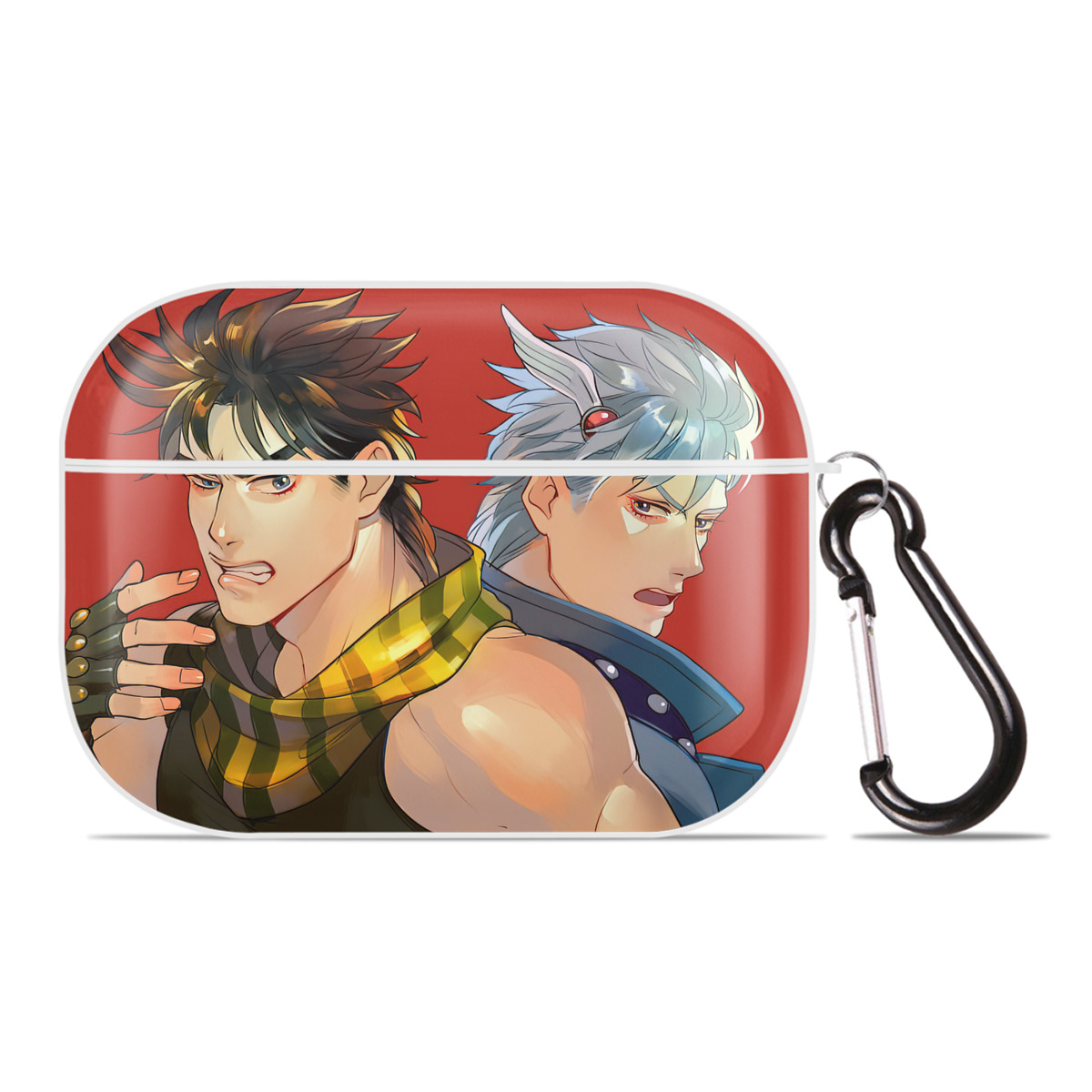 （画像用） ジョジョの奇妙な冒険 JoJo's Bizarre Adventure 【AirPods Pro用】ハードシェル保護ケース 耐衝撃・防指紋・カラビナ付き商品仕様