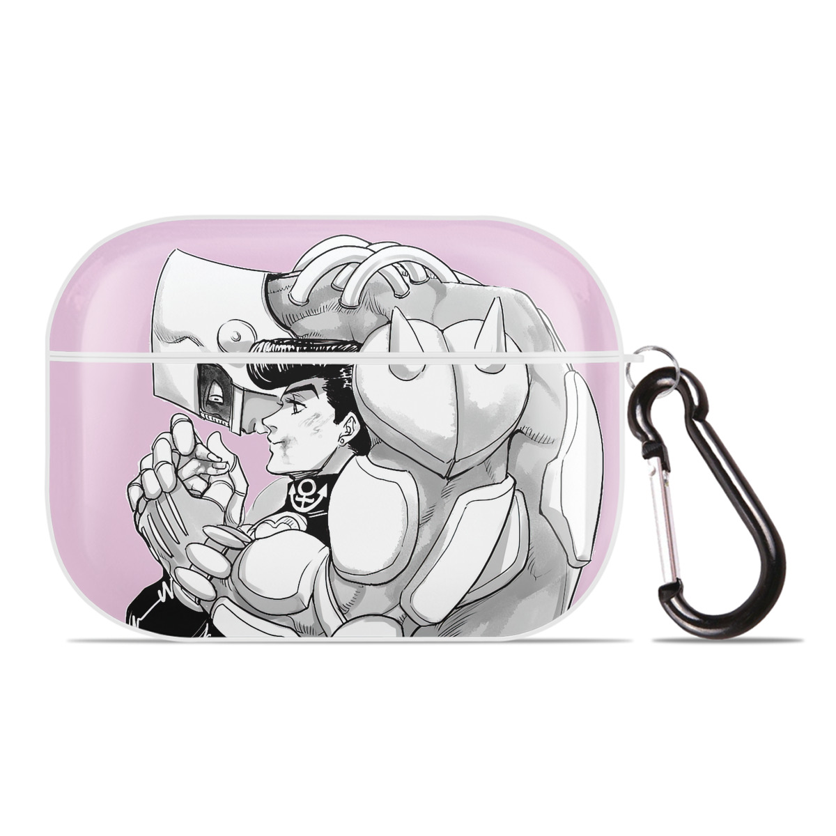 （画像用） ジョジョの奇妙な冒険 JoJo's Bizarre Adventure 【AirPods Pro用】ハードシェル保護ケース 耐衝撃・防指紋・カラビナ付き商品仕様