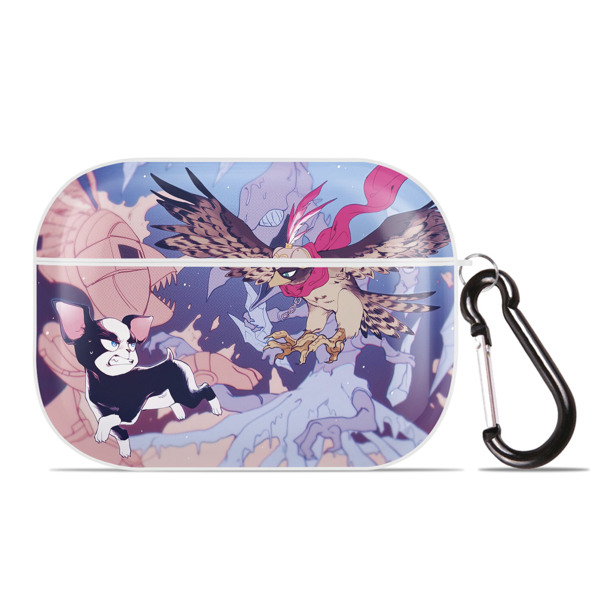 （画像用） ジョジョの奇妙な冒険 JoJo's Bizarre Adventure 【AirPods Pro用】ハードシェル保護ケース 耐衝撃・防指紋・カラビナ付き商品仕様