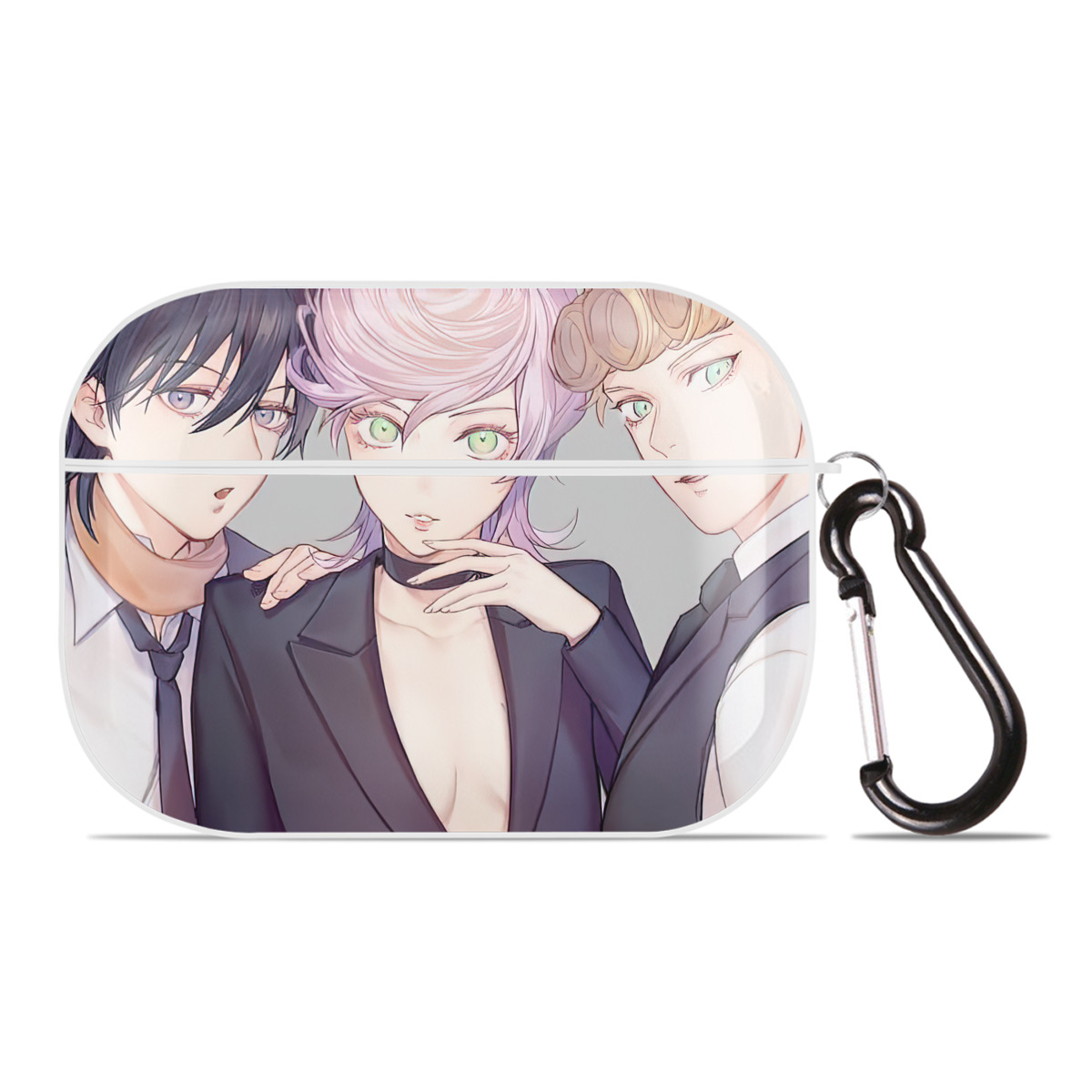 （画像用） ジョジョの奇妙な冒険 JoJo's Bizarre Adventure 【AirPods Pro用】ハードシェル保護ケース 耐衝撃・防指紋・カラビナ付き商品仕様