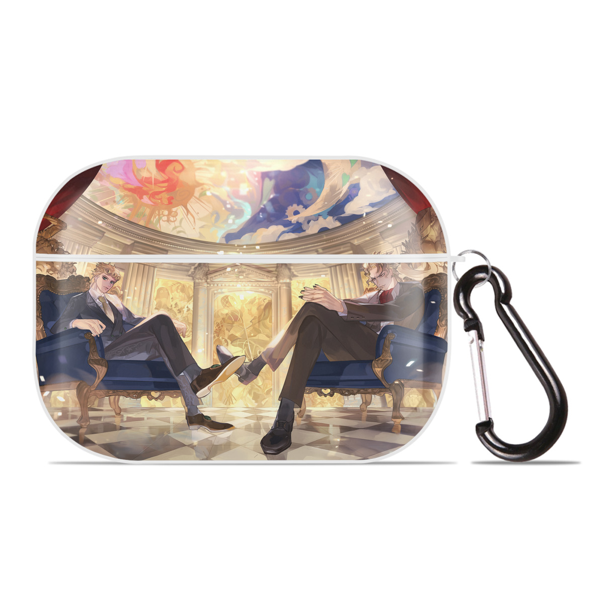 （画像用） ジョジョの奇妙な冒険 JoJo's Bizarre Adventure 【AirPods Pro用】ハードシェル保護ケース 耐衝撃・防指紋・カラビナ付き商品仕様