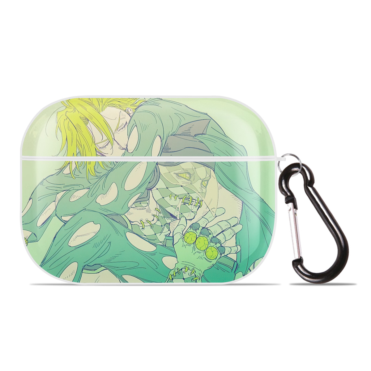 （画像用） ジョジョの奇妙な冒険 JoJo's Bizarre Adventure 【AirPods Pro用】ハードシェル保護ケース 耐衝撃・防指紋・カラビナ付き商品仕様