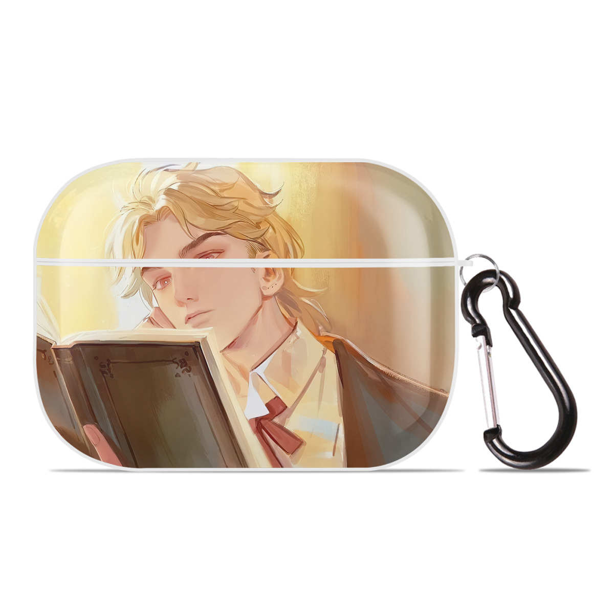 （画像用） ジョジョの奇妙な冒険 JoJo's Bizarre Adventure 【AirPods Pro用】ハードシェル保護ケース 耐衝撃・防指紋・カラビナ付き商品仕様