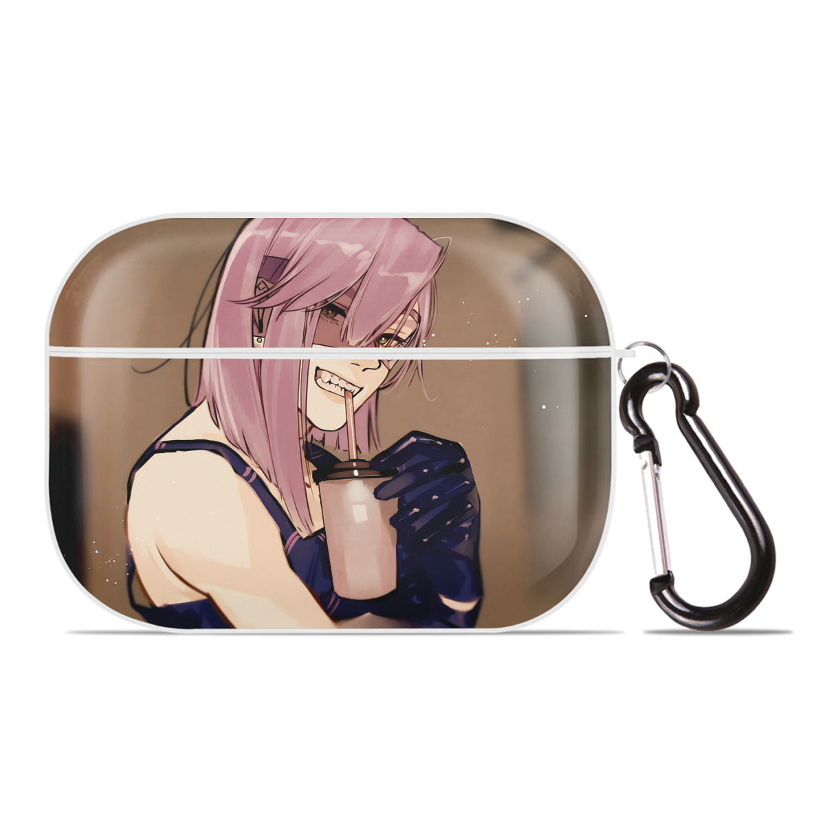 （画像用） ジョジョの奇妙な冒険 JoJo's Bizarre Adventure 【AirPods Pro用】ハードシェル保護ケース 耐衝撃・防指紋・カラビナ付き商品仕様