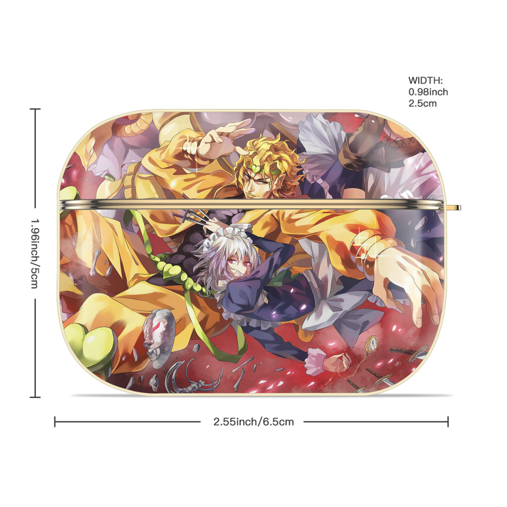 ジョジョの奇妙な冒険 JoJo's Bizarre Adventure 【AirPods Pro用】ハードシェル保護ケース｜耐衝撃・防指紋・カラビナ付き商品仕様
