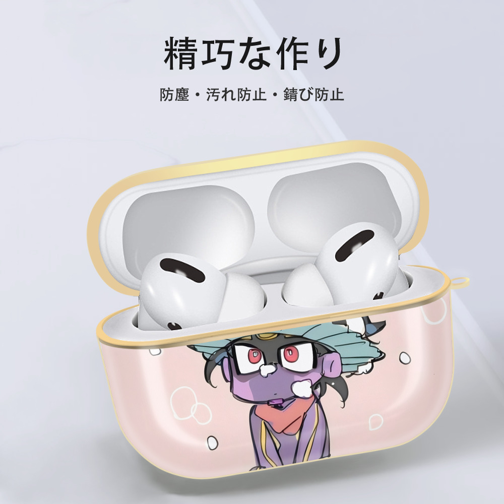 ジョジョの奇妙な冒険 JoJo's Bizarre Adventure 【AirPods Pro用】ハードシェル保護ケース｜耐衝撃・防指紋・カラビナ付き商品仕様