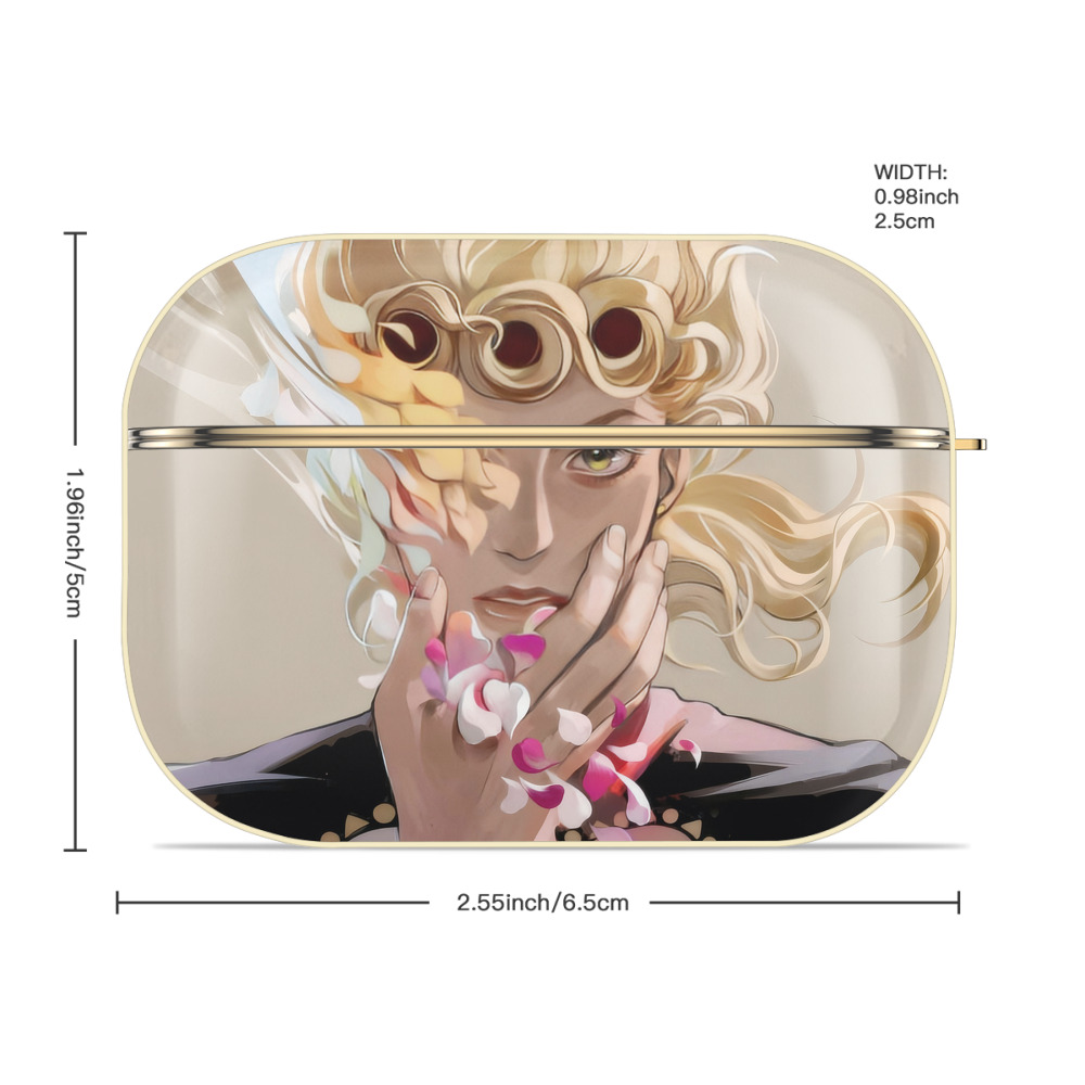 ジョジョの奇妙な冒険 JoJo's Bizarre Adventure 【AirPods Pro用】ハードシェル保護ケース｜耐衝撃・防指紋・カラビナ付き商品仕様