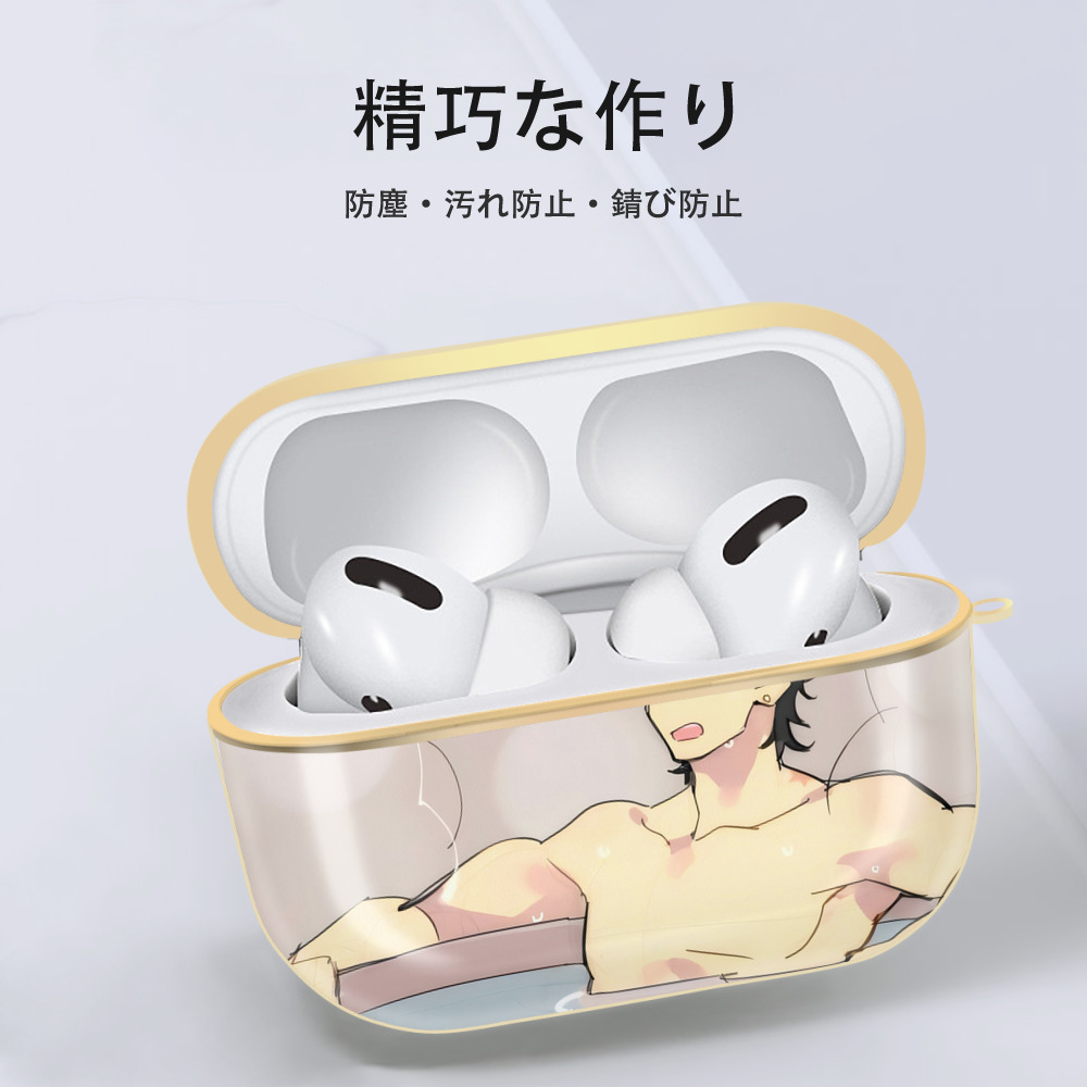ジョジョの奇妙な冒険 JoJo's Bizarre Adventure 【AirPods Pro用】ハードシェル保護ケース｜耐衝撃・防指紋・カラビナ付き商品仕様