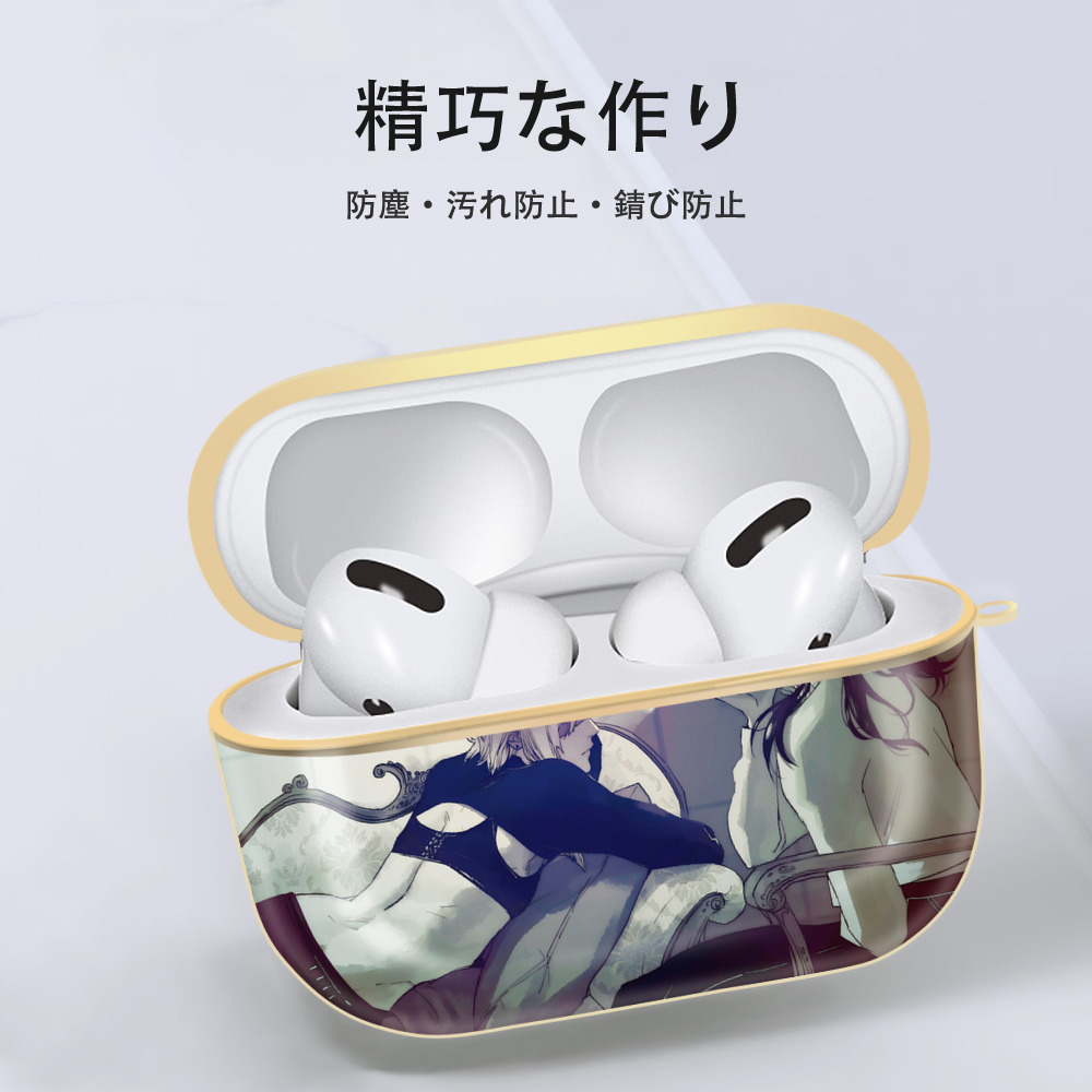 ジョジョの奇妙な冒険 JoJo's Bizarre Adventure 【AirPods Pro用】ハードシェル保護ケース｜耐衝撃・防指紋・カラビナ付き商品仕様
