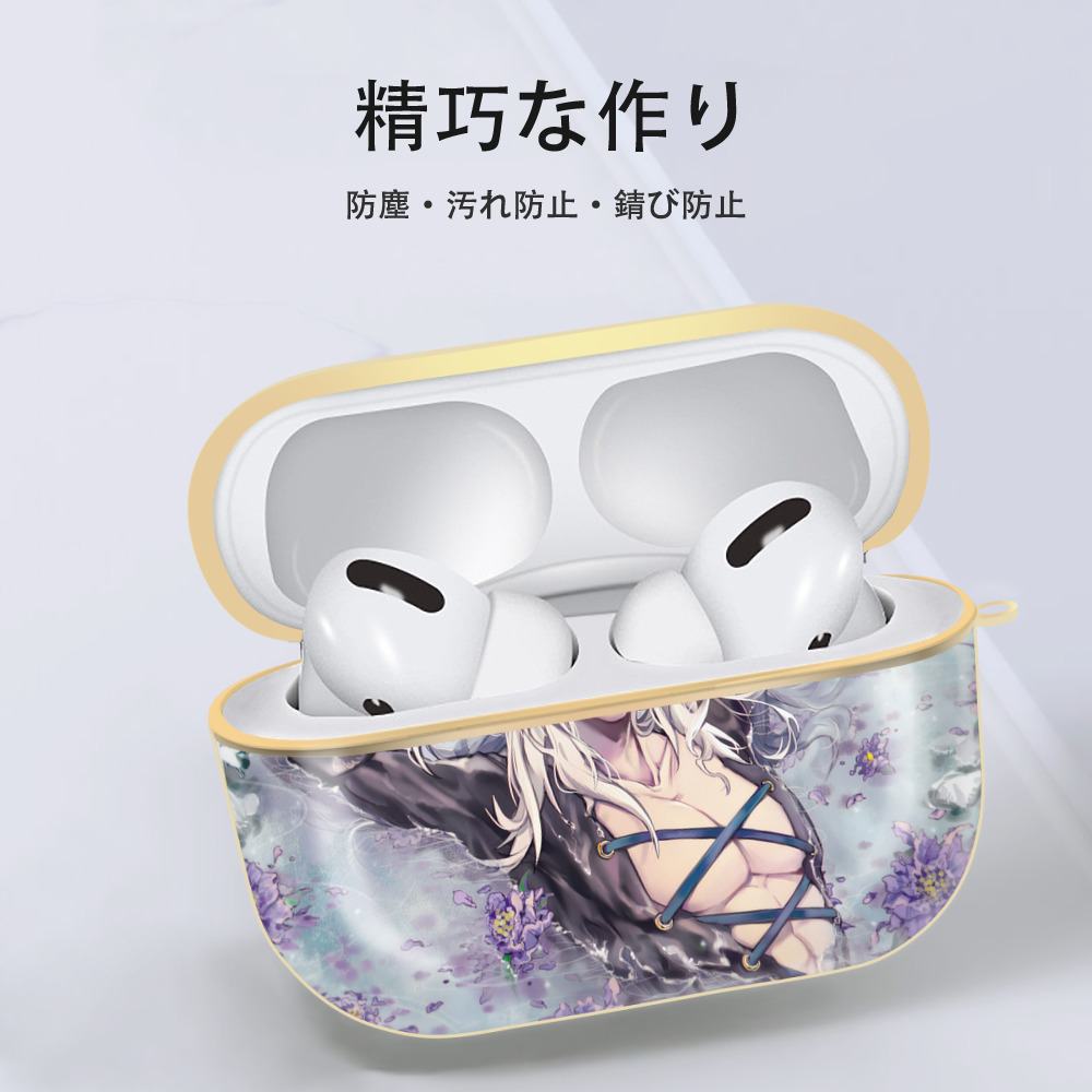 ジョジョの奇妙な冒険 JoJo's Bizarre Adventure 【AirPods Pro用】ハードシェル保護ケース｜耐衝撃・防指紋・カラビナ付き商品仕様