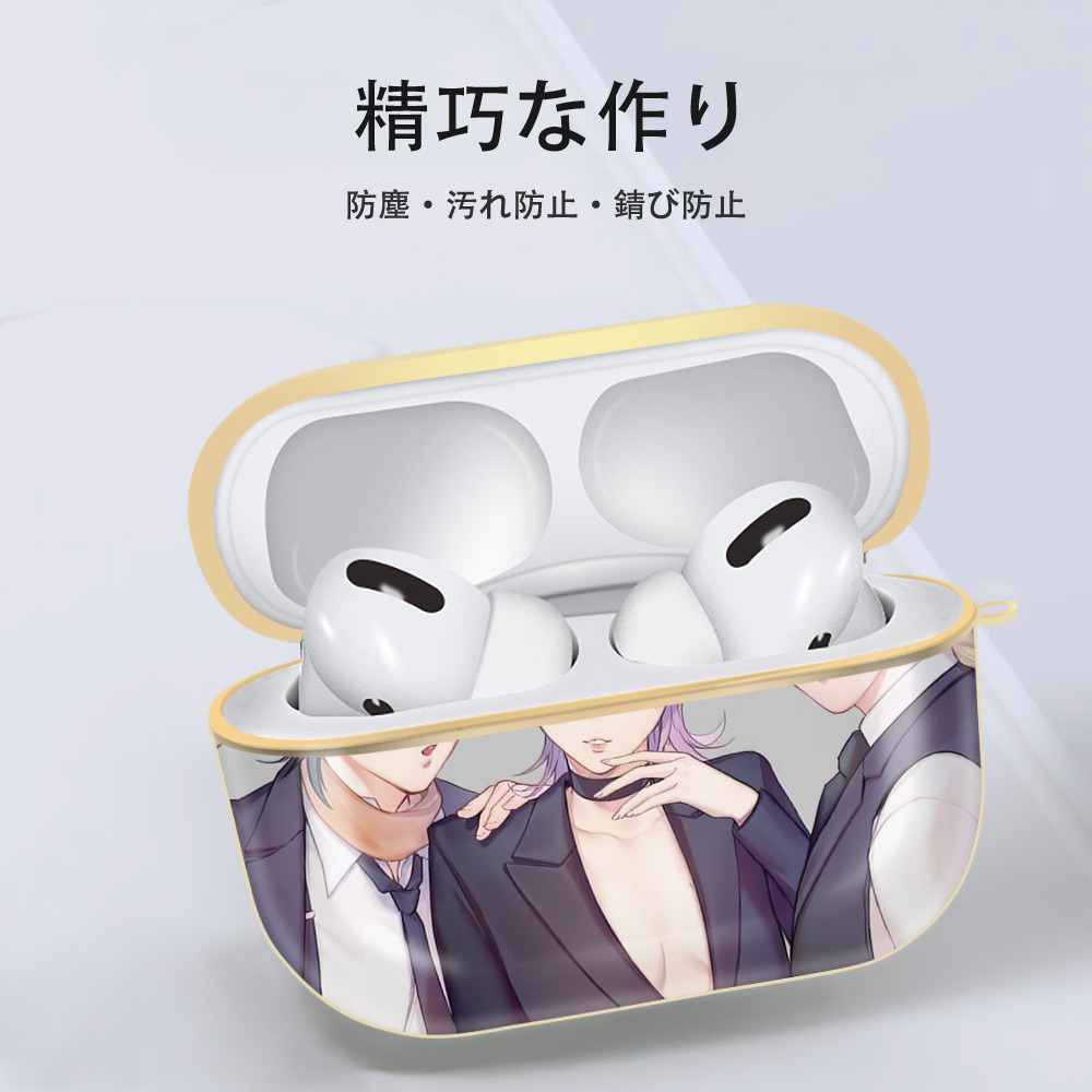 ジョジョの奇妙な冒険 JoJo's Bizarre Adventure 【AirPods Pro用】ハードシェル保護ケース｜耐衝撃・防指紋・カラビナ付き商品仕様