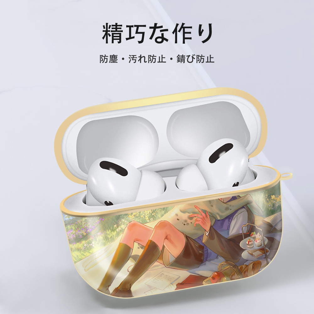 ジョジョの奇妙な冒険 JoJo's Bizarre Adventure 【AirPods Pro用】ハードシェル保護ケース｜耐衝撃・防指紋・カラビナ付き商品仕様