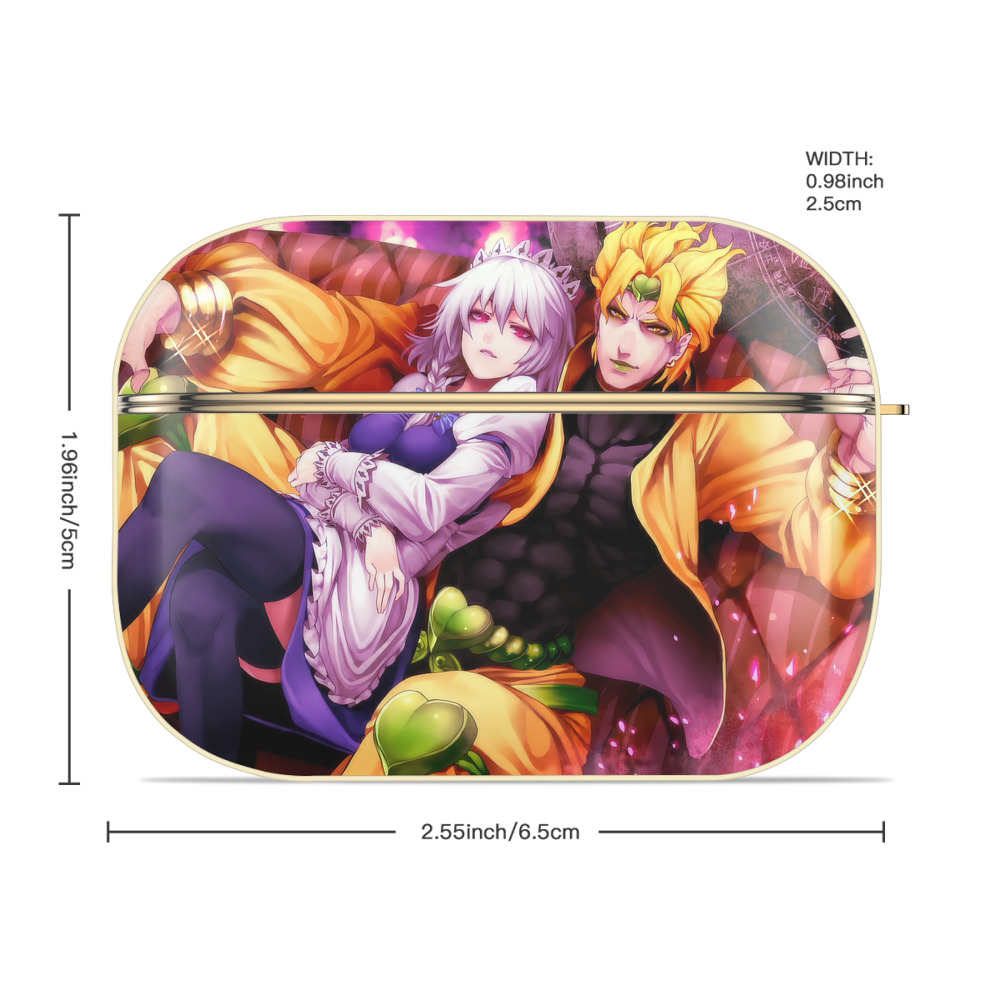 ジョジョの奇妙な冒険 JoJo's Bizarre Adventure 【AirPods Pro用】ハードシェル保護ケース｜耐衝撃・防指紋・カラビナ付き商品仕様