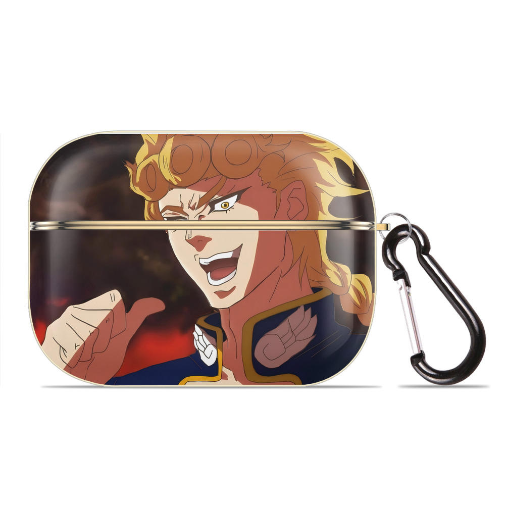 （画像用） ジョジョの奇妙な冒険 JoJo's Bizarre Adventure 【AirPods Pro用】ハードシェル保護ケース｜耐衝撃・防指紋・カラビナ付き商品仕様