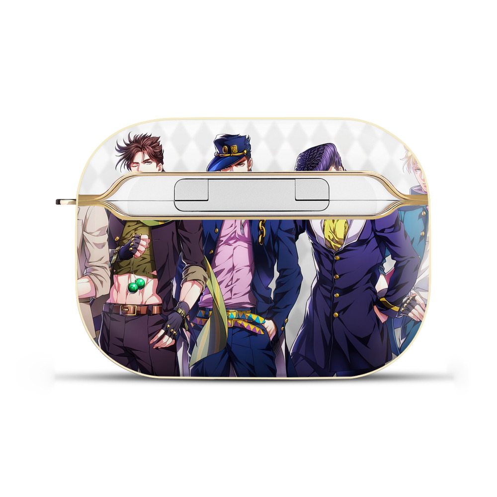 （画像用） ジョジョの奇妙な冒険 JoJo's Bizarre Adventure 【AirPods Pro用】ハードシェル保護ケース｜耐衝撃・防指紋・カラビナ付き商品仕様